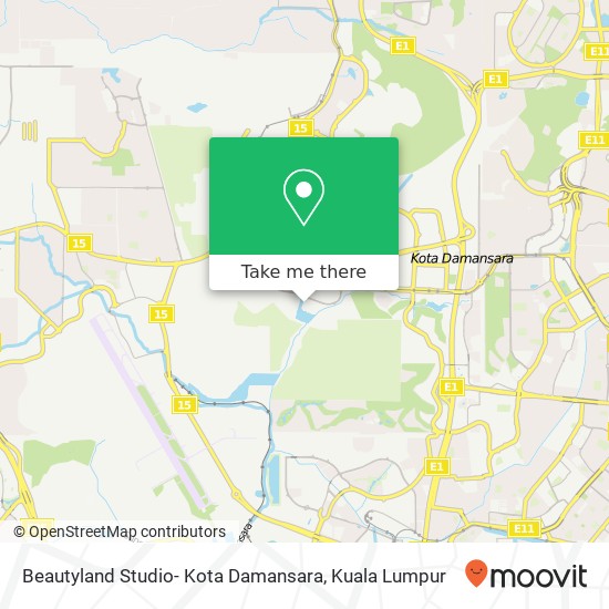 Beautyland Studio- Kota Damansara map