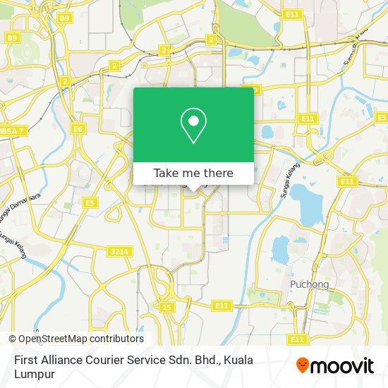 First Alliance Courier Service Sdn. Bhd. map
