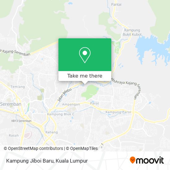 Kampung Jiboi Baru map