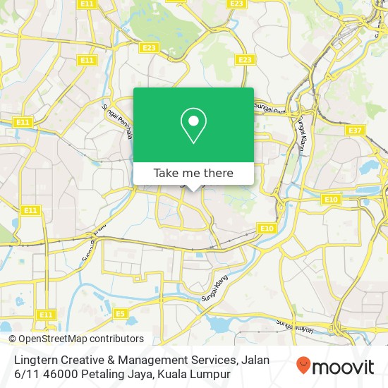 Lingtern Creative & Management Services, Jalan 6 / 11 46000 Petaling Jaya map