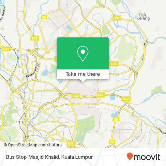 Peta Bus Stop-Masjid Khalid