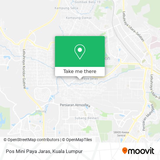 Pos Mini Paya Jaras map