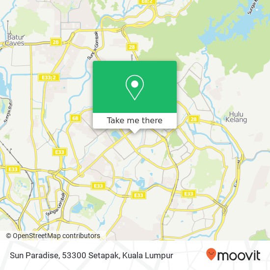 Sun Paradise, 53300 Setapak map