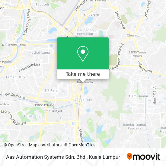 Aas Automation Systems Sdn. Bhd. map
