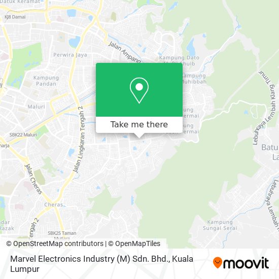 Marvel Electronics Industry (M) Sdn. Bhd. map