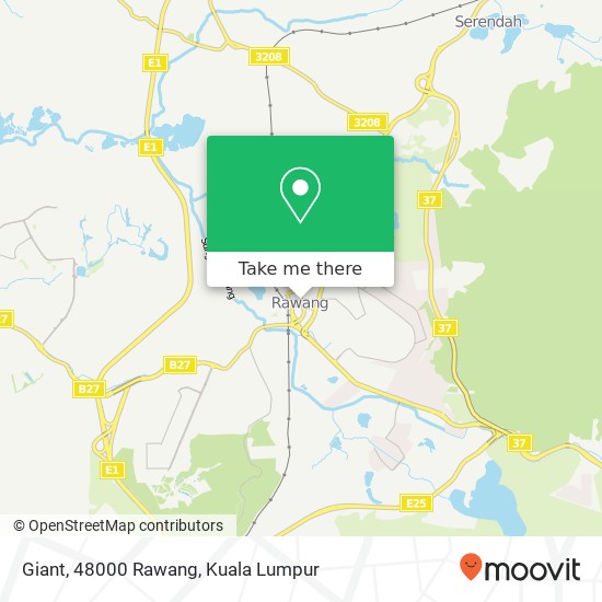 Giant, 48000 Rawang map