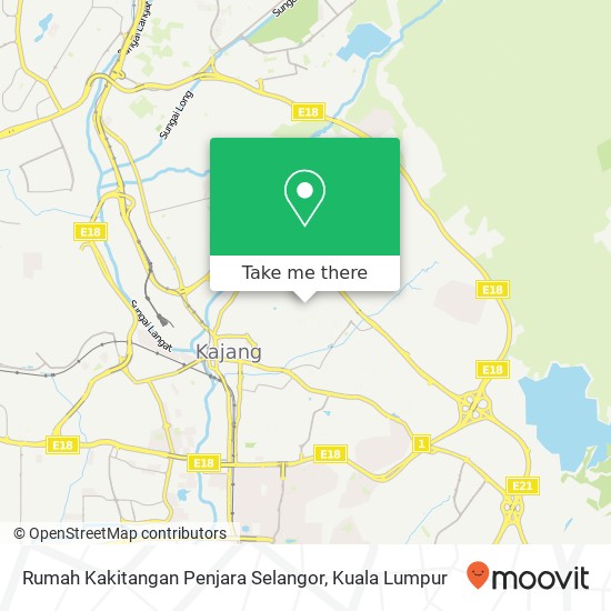 Peta Rumah Kakitangan Penjara Selangor