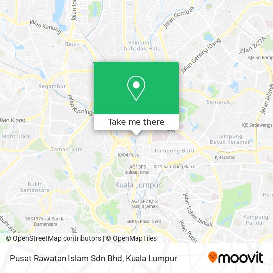 Pusat Rawatan Islam Sdn Bhd map