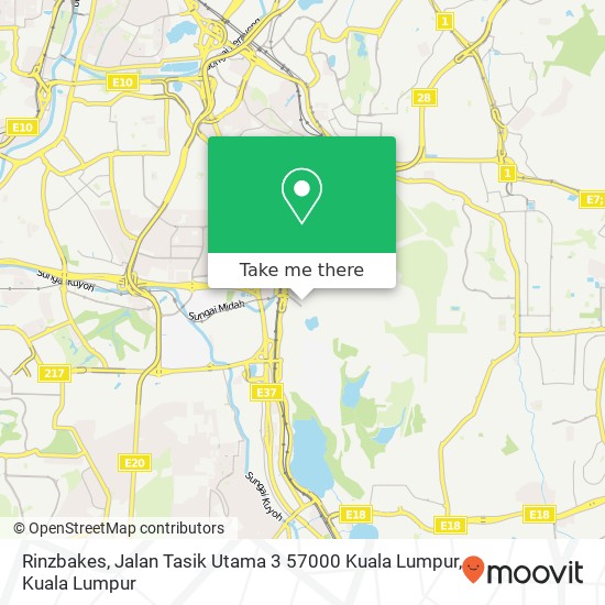 Rinzbakes, Jalan Tasik Utama 3 57000 Kuala Lumpur map