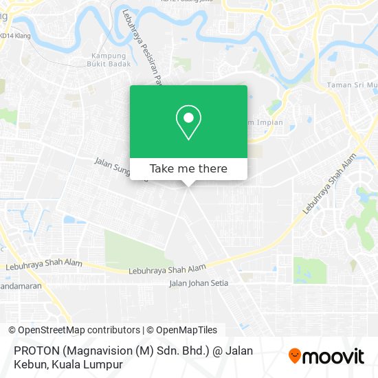 PROTON (Magnavision (M) Sdn. Bhd.) @ Jalan Kebun map