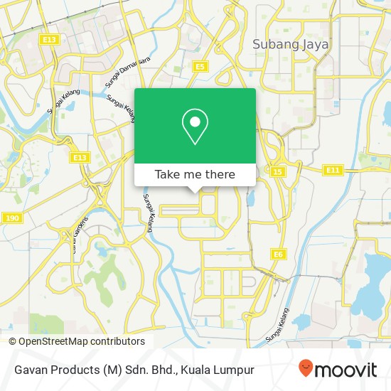 Gavan Products (M) Sdn. Bhd. map