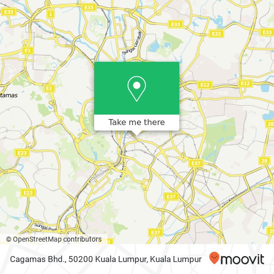 Cagamas Bhd., 50200 Kuala Lumpur map