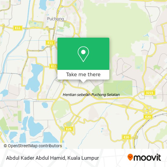 Abdul Kader Abdul Hamid map