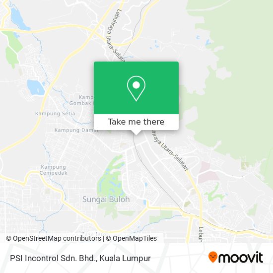 PSI Incontrol Sdn. Bhd. map