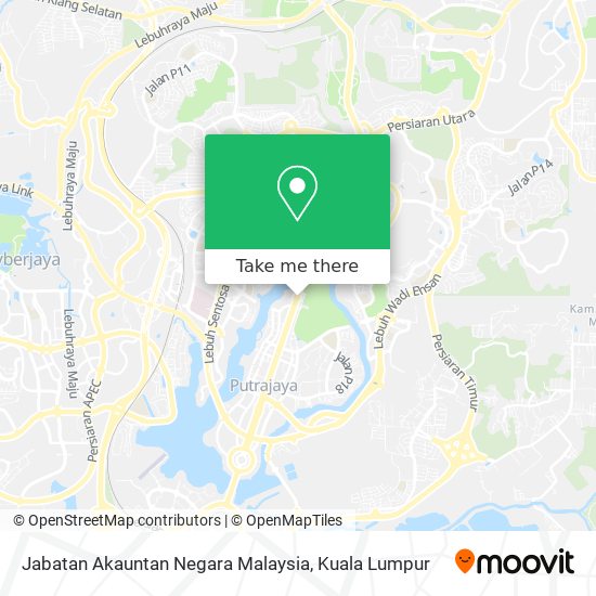 Peta Jabatan Akauntan Negara Malaysia