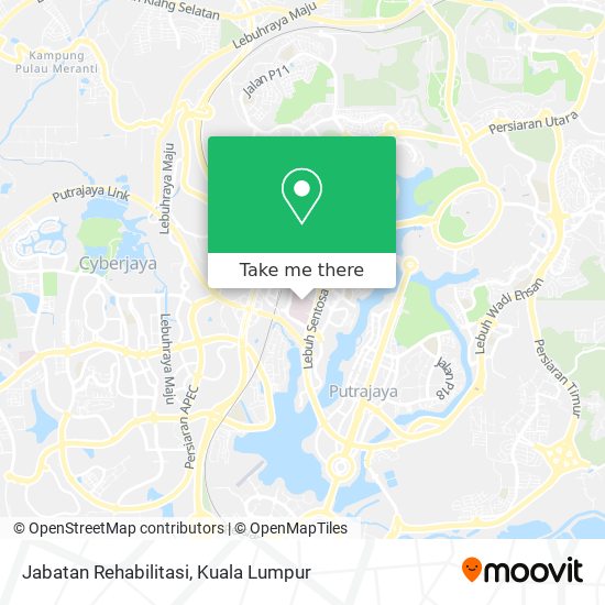 Jabatan Rehabilitasi map