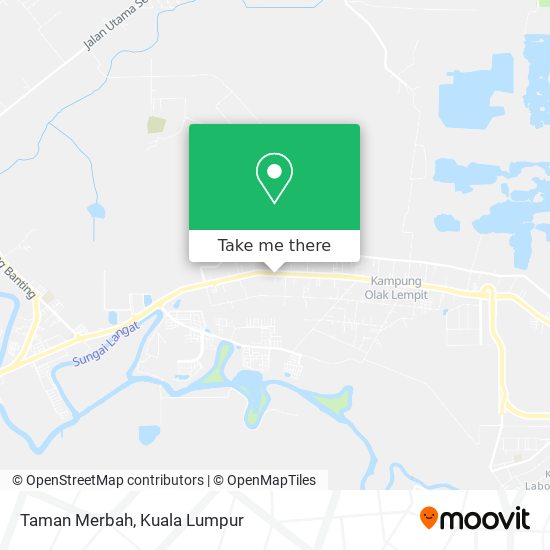 Taman Merbah map