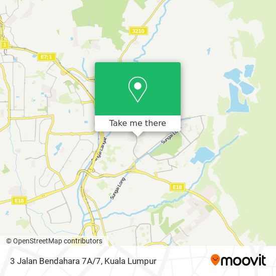 3 Jalan Bendahara 7A/7 map