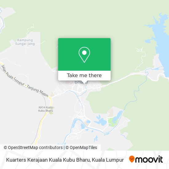 Peta Kuarters Kerajaan Kuala Kubu Bharu