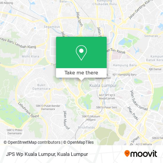 JPS Wp Kuala Lumpur map