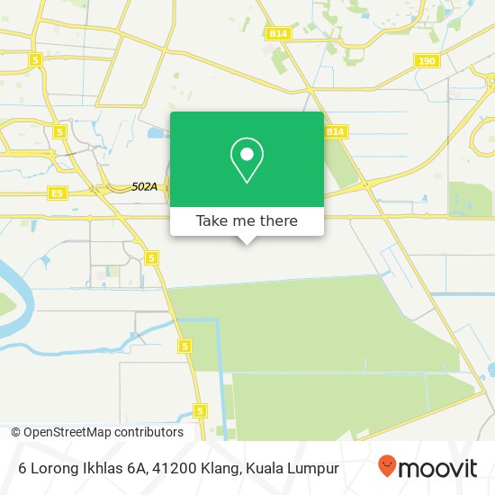 6 Lorong Ikhlas 6A, 41200 Klang map