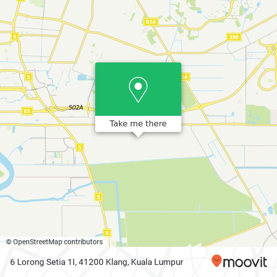 6 Lorong Setia 1I, 41200 Klang map
