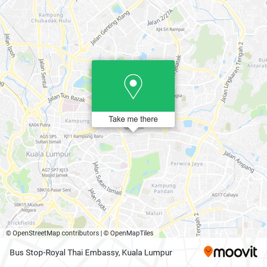 Bus Stop-Royal Thai Embassy map