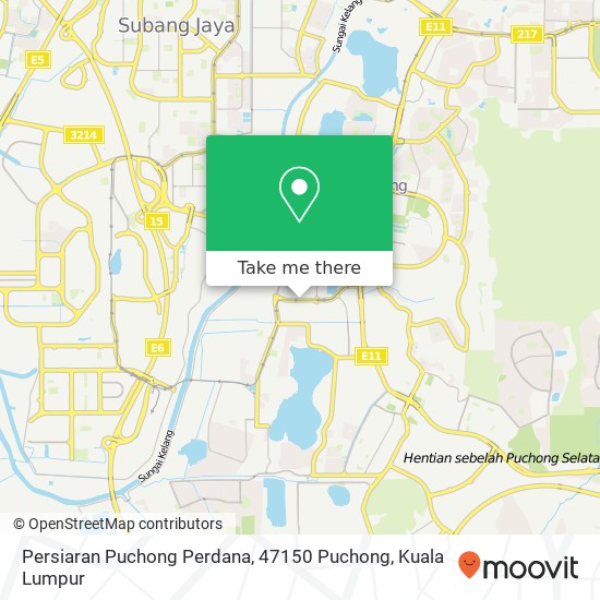 Peta Persiaran Puchong Perdana, 47150 Puchong