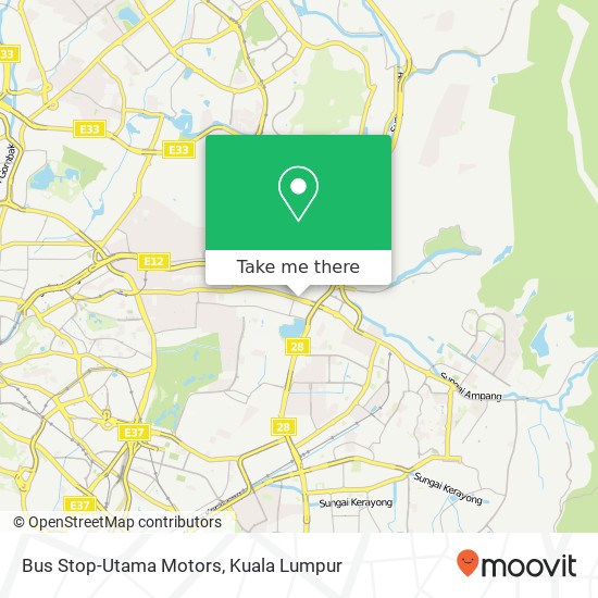 Peta Bus Stop-Utama Motors