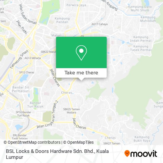 BSL Locks & Doors Hardware Sdn. Bhd. map