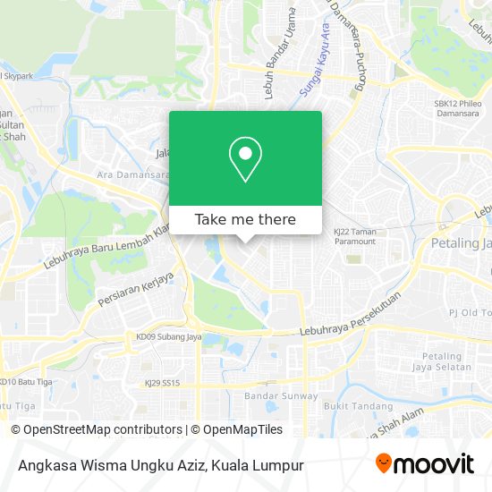 Peta Angkasa Wisma Ungku Aziz