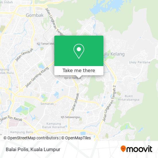 Balai Polis map