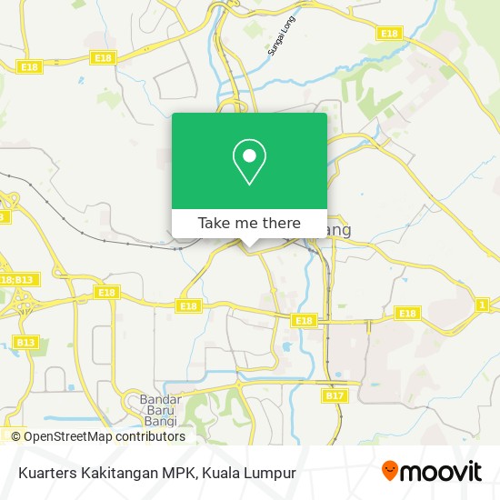 Kuarters Kakitangan MPK map