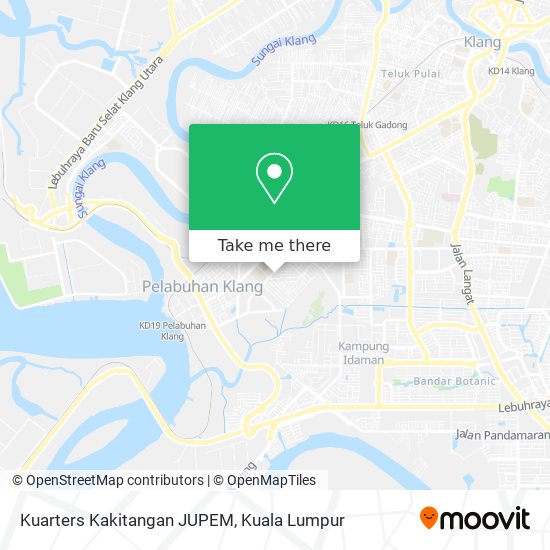 Kuarters Kakitangan JUPEM map