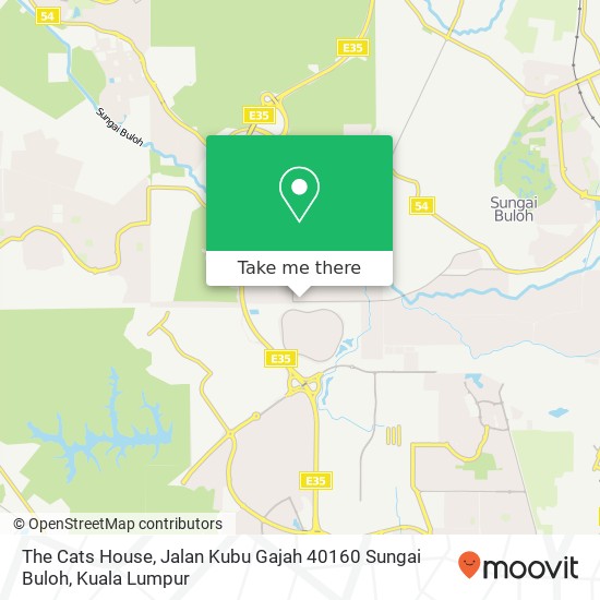 The Cats House, Jalan Kubu Gajah 40160 Sungai Buloh map