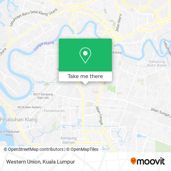 Western Union map