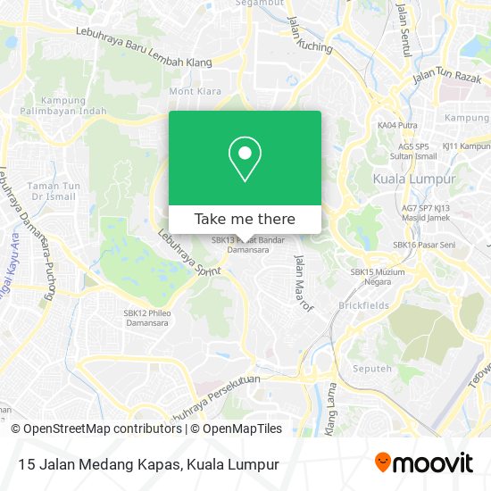 15 Jalan Medang Kapas map