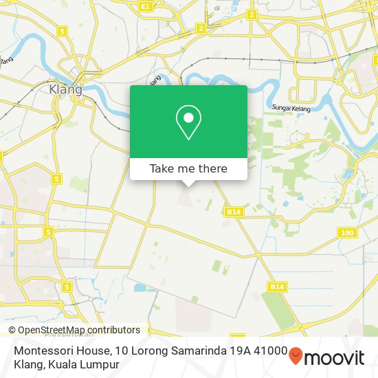Montessori House, 10 Lorong Samarinda 19A 41000 Klang map