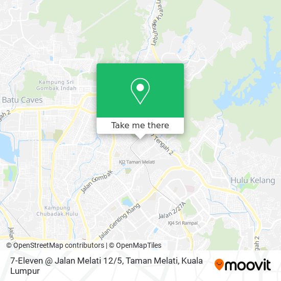 7-Eleven @ Jalan Melati 12 / 5, Taman Melati map