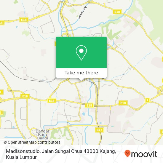 Madisonstudio, Jalan Sungai Chua 43000 Kajang map