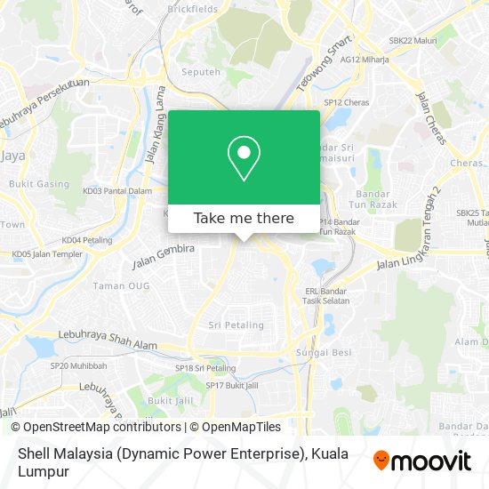 Shell Malaysia (Dynamic Power Enterprise) map
