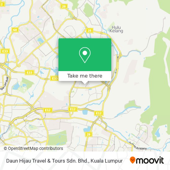 Daun Hijau Travel & Tours Sdn. Bhd. map