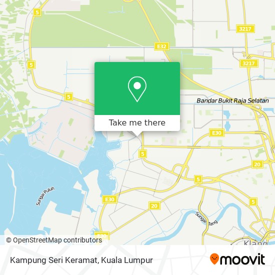 Kampung Seri Keramat map