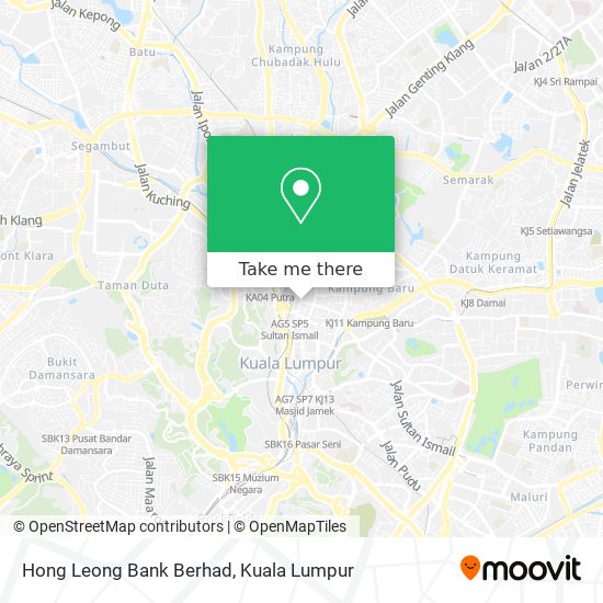 Hong Leong Bank Berhad map