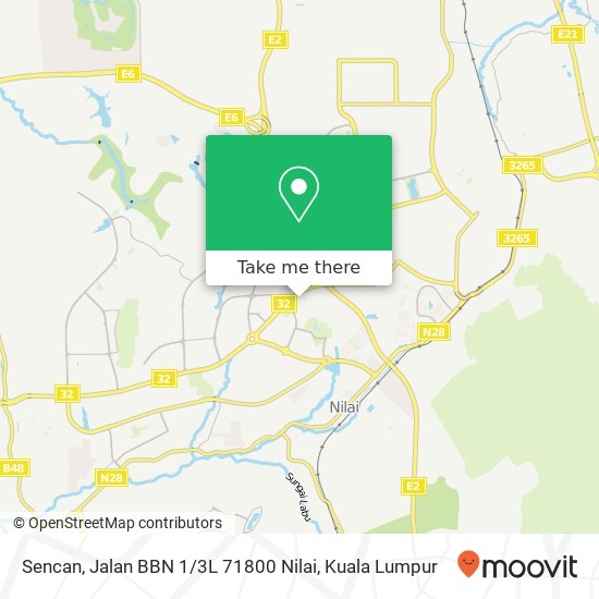 Sencan, Jalan BBN 1 / 3L 71800 Nilai map