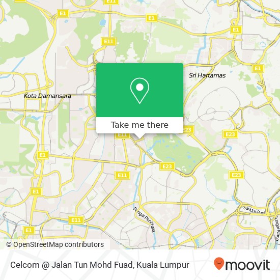 Peta Celcom @ Jalan Tun Mohd Fuad