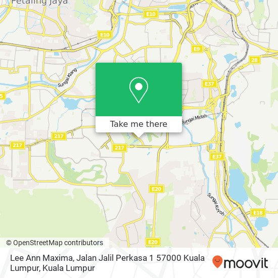 Lee Ann Maxima, Jalan Jalil Perkasa 1 57000 Kuala Lumpur map