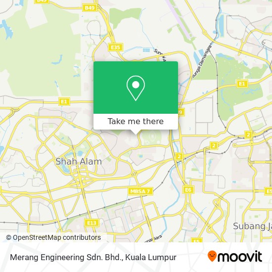 Merang Engineering Sdn. Bhd. map