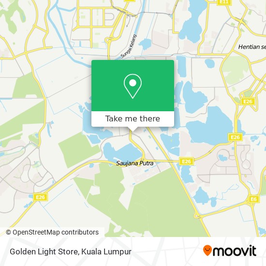 Golden Light Store map