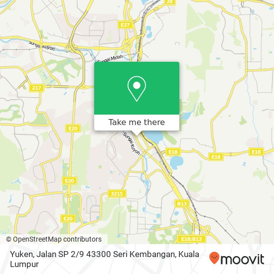 Yuken, Jalan SP 2 / 9 43300 Seri Kembangan map